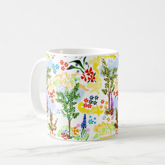 Sommergarten Kaffeetasse (Vorderseite Links)
