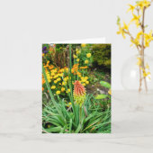 Sommergarten Karte (Gelbe Blume)