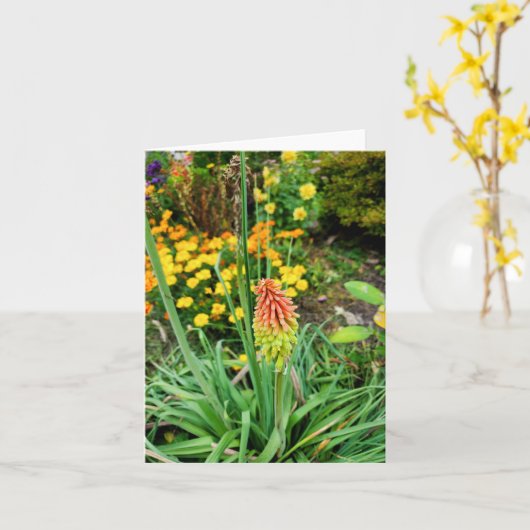 Sommergarten Karte (Gelbe Blume)