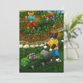 Sommergarten Karte (Stehend Vorderseite)