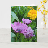 Sommergarten Karte (Gelbe Blume)