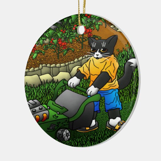 Sommergarten Keramik Ornament (Links)