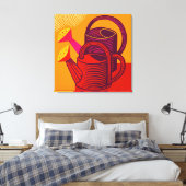 Sommergarten - Leinwand Printwerbung (Insitu (Schlafzimmer))