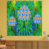 Sommergarten Leinwanddruck (Insitu (Wohnzimmer))