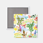 Sommergarten Magnet (Vorderseite/Rückseite)