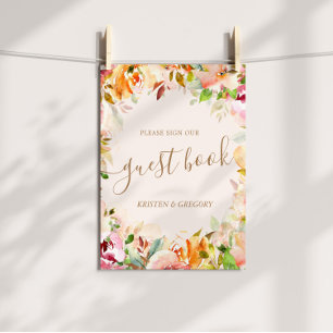 Sommergarten mit Aquarellgarten Hochzeitsgast Poster