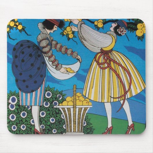 SOMMERGARTEN / MODERNE KOSTENDESIGNER MOUSEPAD (Vorne)