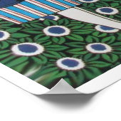 SOMMERGARTEN / MODERNE KOSTENDESIGNER POSTER (Ecke)