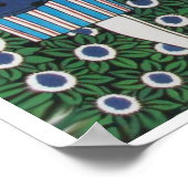 SOMMERGARTEN / MODERNE KOSTENDESIGNER POSTER (Ecke)