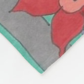 Sommergärten nachts fleecedecke (Ecke)