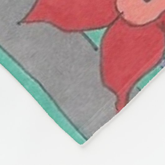 Sommergärten nachts fleecedecke (Ecke)