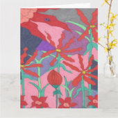 Sommergärten nachts karte (Gelbe Blume)