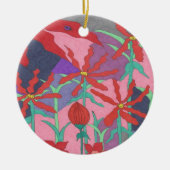 Sommergärten nachts keramik ornament (Vorne)