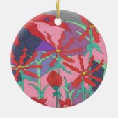 Sommergärten nachts keramik ornament (Hinten)