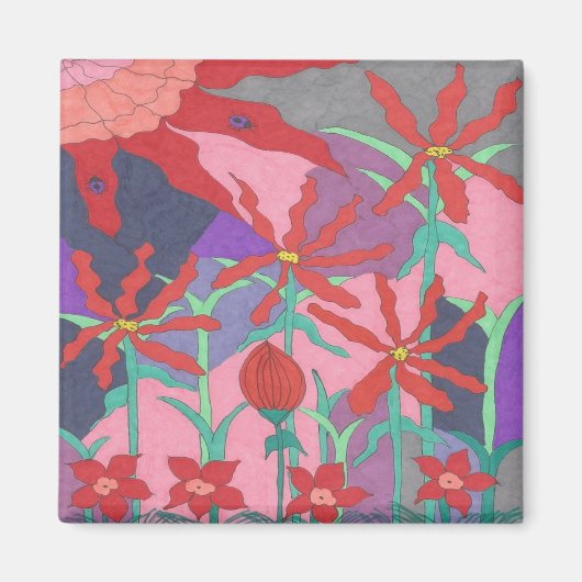 Sommergärten nachts magnet (Vorne)