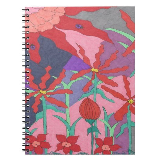 Sommergärten nachts notizblock (Vorderseite)