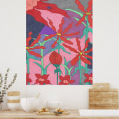 Sommergärten nachts poster (Küche)