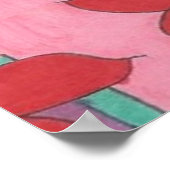 Sommergärten nachts poster (Ecke)