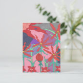 Sommergärten nachts postkarte (Stehend Vorderseite)