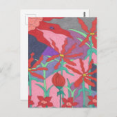 Sommergärten nachts postkarte (Vorne/Hinten)