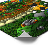 Sommergarten Poster (Ecke)