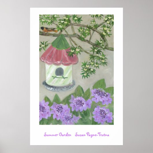 Sommergarten Poster (Vorne)