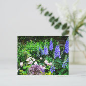 Sommergarten Postkarte (Stehend Vorderseite)