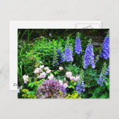 Sommergarten Postkarte (Vorne/Hinten)