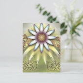 Sommergarten Postkarte (Stehend Vorderseite)