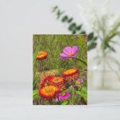 Sommergarten RSVP Karte (Stehend Vorderseite)