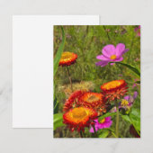 Sommergarten RSVP Karte (Vorne/Hinten)
