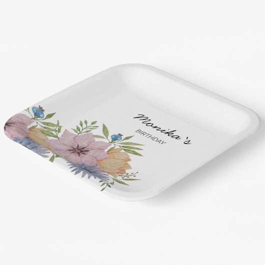 Sommergarten Sommerrodelbahn Pappteller (Gewinkelt)