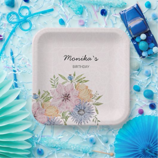 Sommergarten Sommerrodelbahn Pappteller (Party)