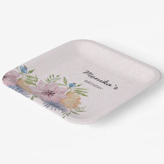 Sommergarten Sommerrodelbahn Pappteller (Gewinkelt)