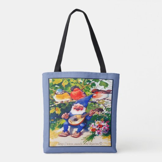 "Sommergarten" Tasche (Rückseite)