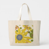 Sommergarten-Tasche Jumbo Stoffbeutel (Rückseite)