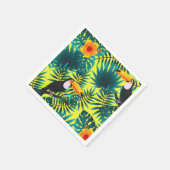 Sommergärten Tropischer Toucan Jungle Foliage Serviette (Ecke)