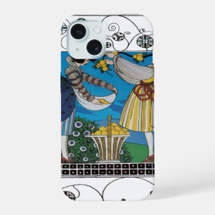 SOMMERGARTEN UND SCHWIRL /MODEKOSTÜMDESIGNER iPhone 15 HÜLLE
