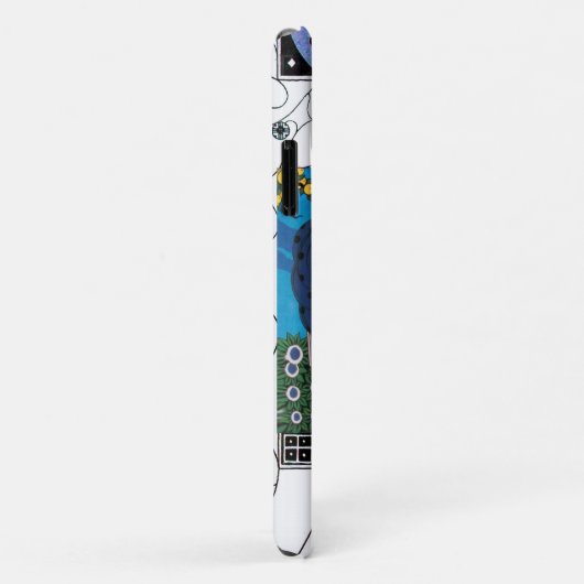 SOMMERGARTEN UND WIRBEL /FASHION COSTUMEN DESIGNER Case-Mate iPhone HÜLLE (Hinten/Rechts)