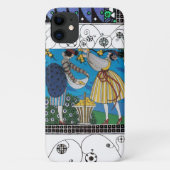 SOMMERGARTEN UND WIRBEL /FASHION COSTUMEN DESIGNER Case-Mate iPhone HÜLLE (Rückseite)