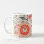 Sommergarten Üppige Blüten Kaffeetasse (Links)