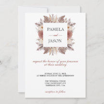 Sommergarten Wasserfarbener Flora Hochzeit