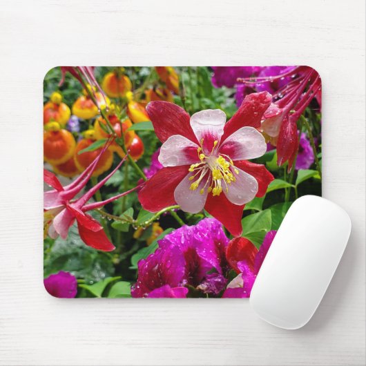 Sommergartenmousepad Mousepad (Mit Mouse)