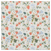 Sommergartenwanzen-Beeren-Wildblumen-Raupe Stoff (Muster)