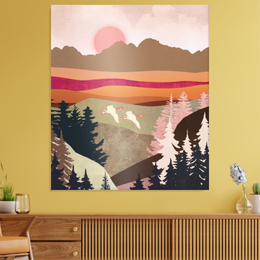 Sommergäse Leinwanddruck (Insitu (Wohnzimmer))