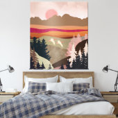 Sommergäse Leinwanddruck (Insitu (Schlafzimmer))