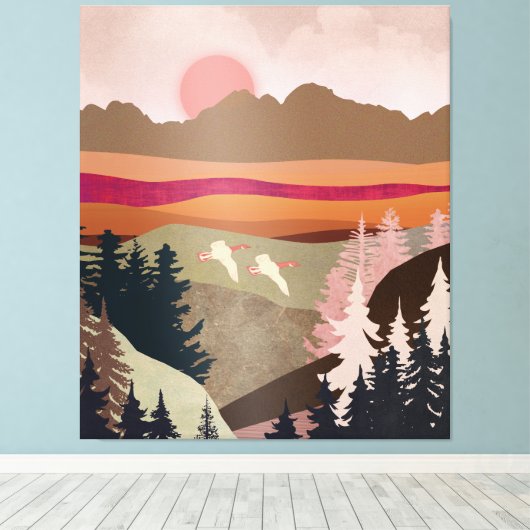 Sommergäse Leinwanddruck (Insitu (Holzboden))