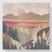 Sommergäse Steinuntersetzer (Vorderseite)