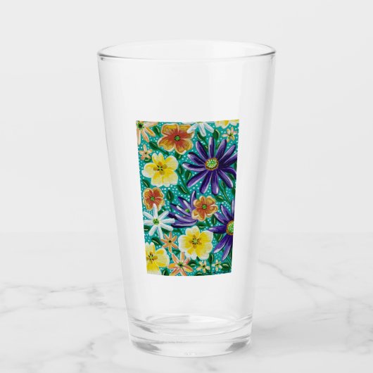 Sommergebirgsfelder Glas (Vorderseite)