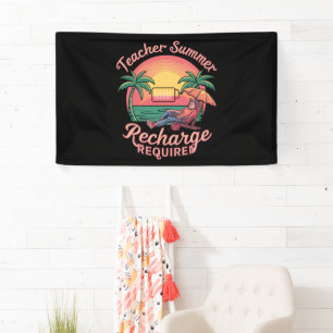 Sommergebühr für Lehrer am letzten Schultag erford Banner